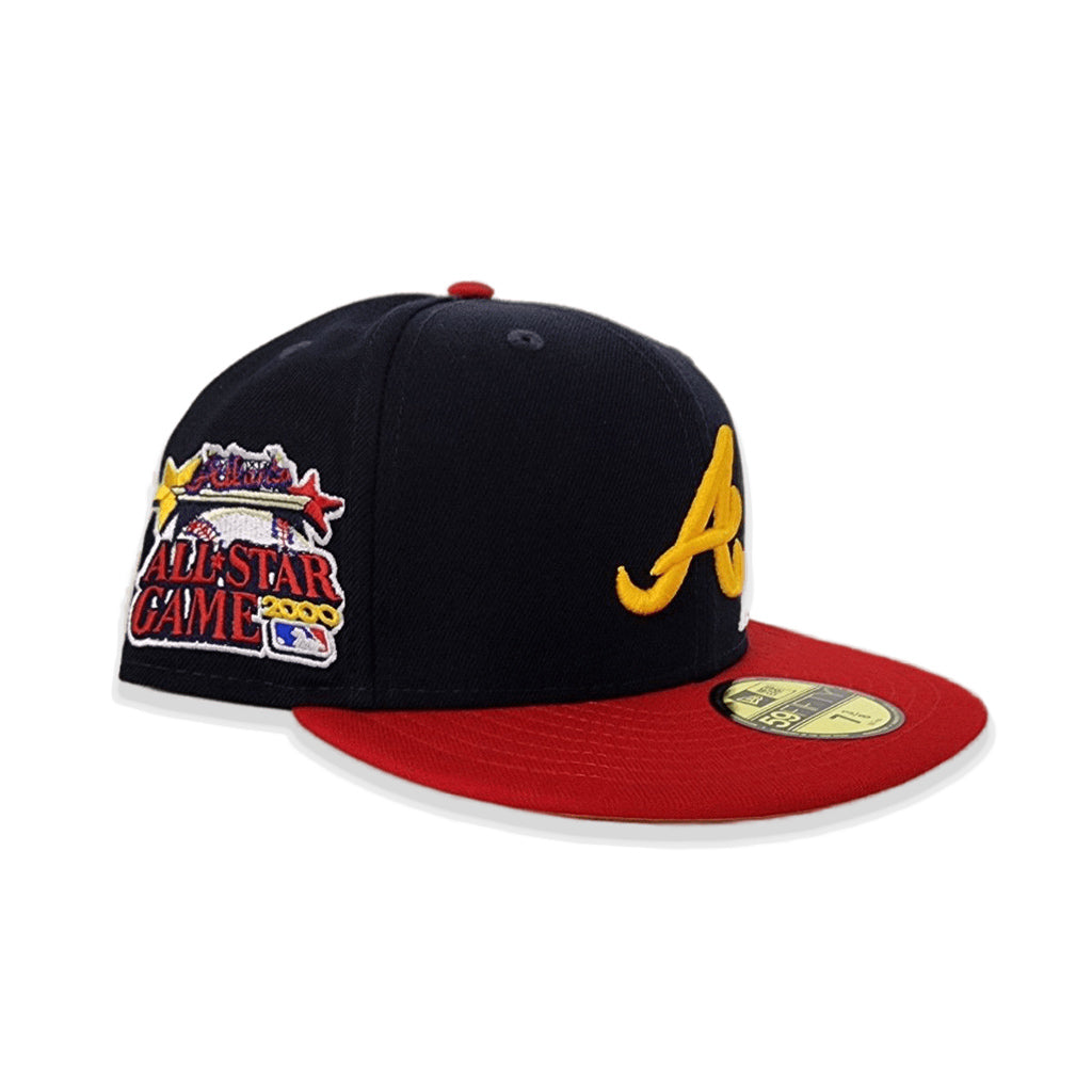 Yellow Detroit Tigers 2000 All Star Game Custom New Era Fitted Hat