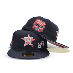 【US限定】NEW ERA 59FIFTY Houston Astros 35th Pink/Navy Houston Astros New Era All Sky Blue/Pink Bottom With 35th