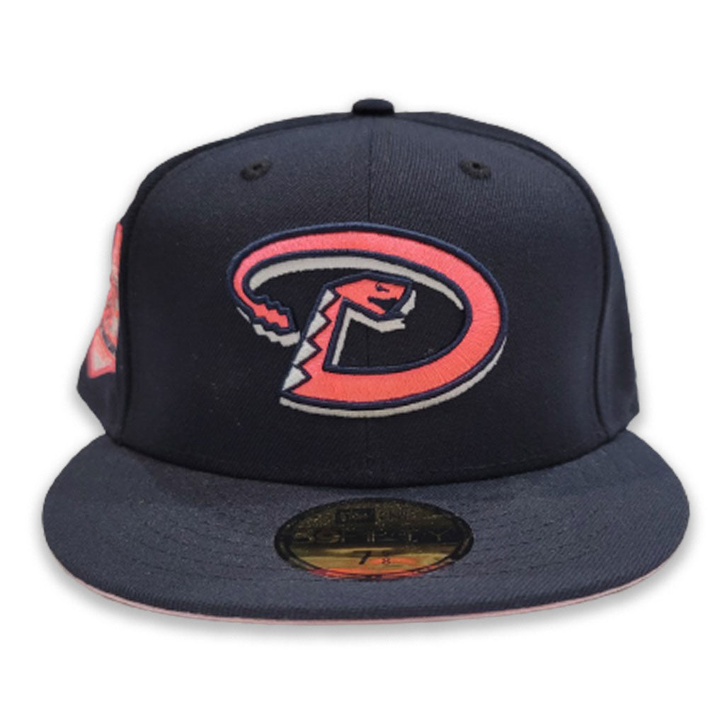 Sky Blue Arizona Diamondbacks Pink Bottom 10th Anniversary Side Patch New Era 59FIFTY Fitted 7 1/8