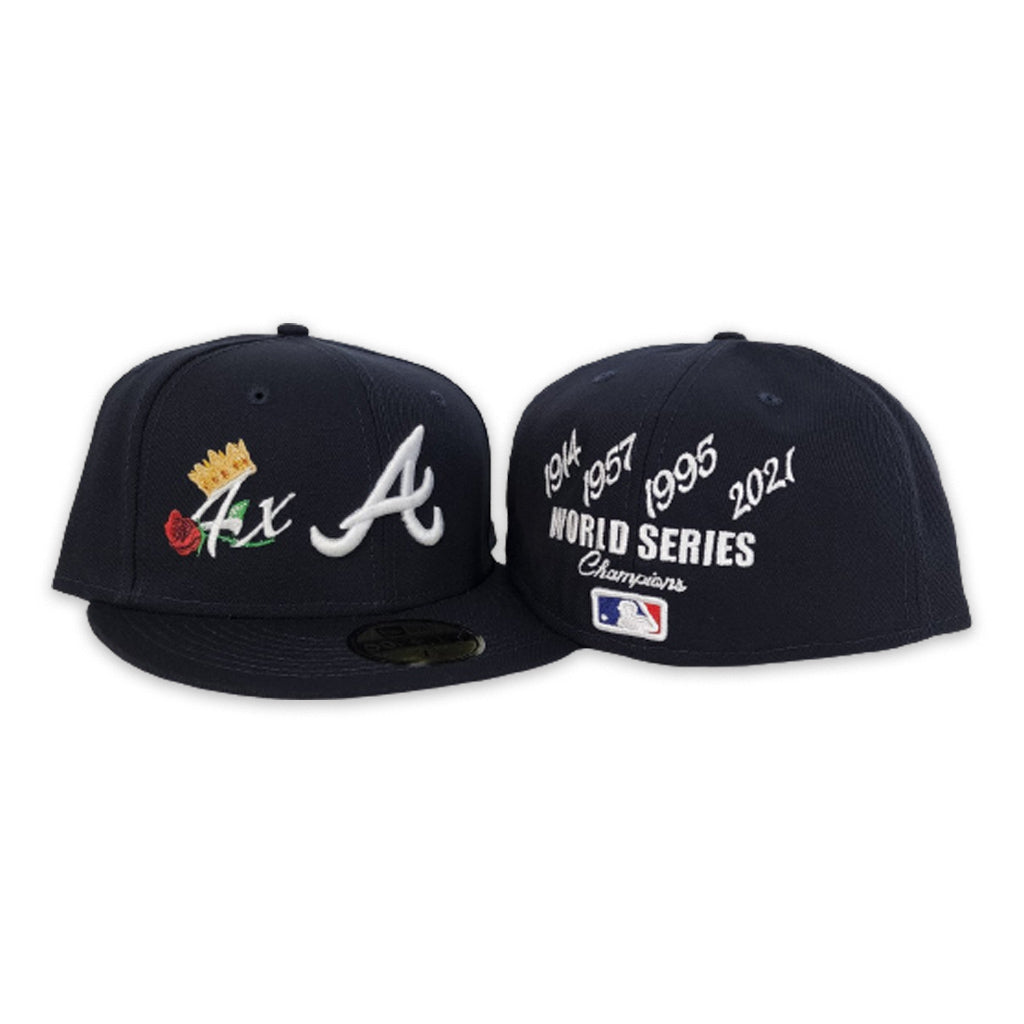 Atlanta Braves Gold 2021 World Series Championship 59Fifty Fitted