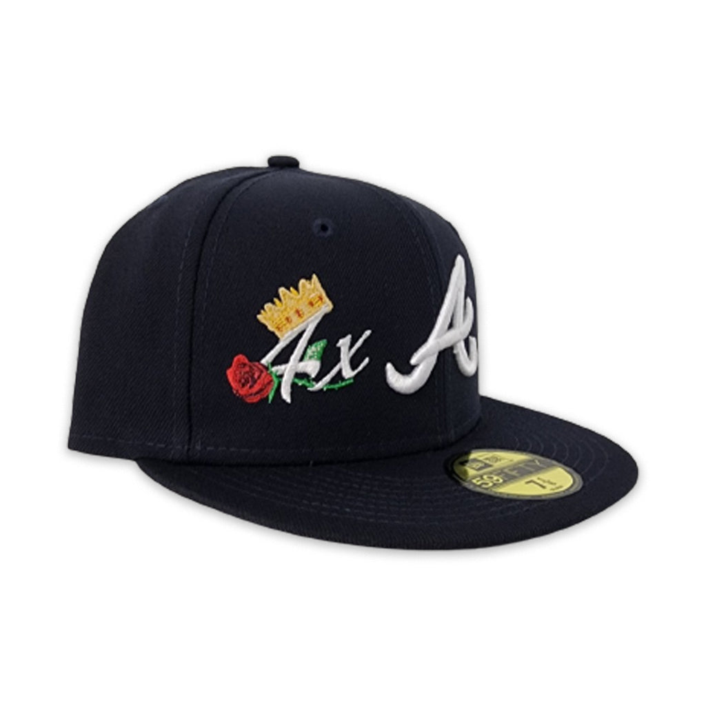 Atlanta Braves New Era 3x World Series Champions 59FIFTY Fitted Hat - Navy
