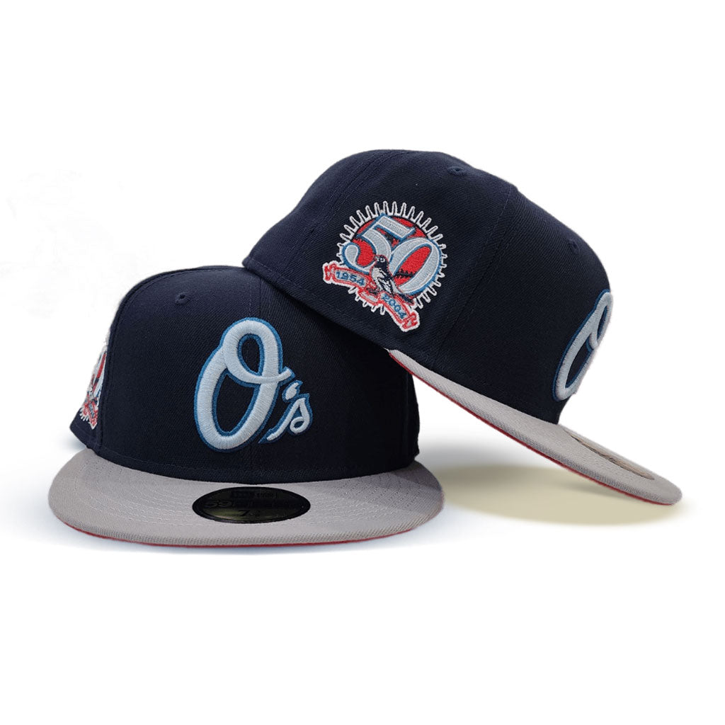 Montreal Expos Navy New Era 59FIFTY Fitted Navy / Scarlet | White | Navy / 8