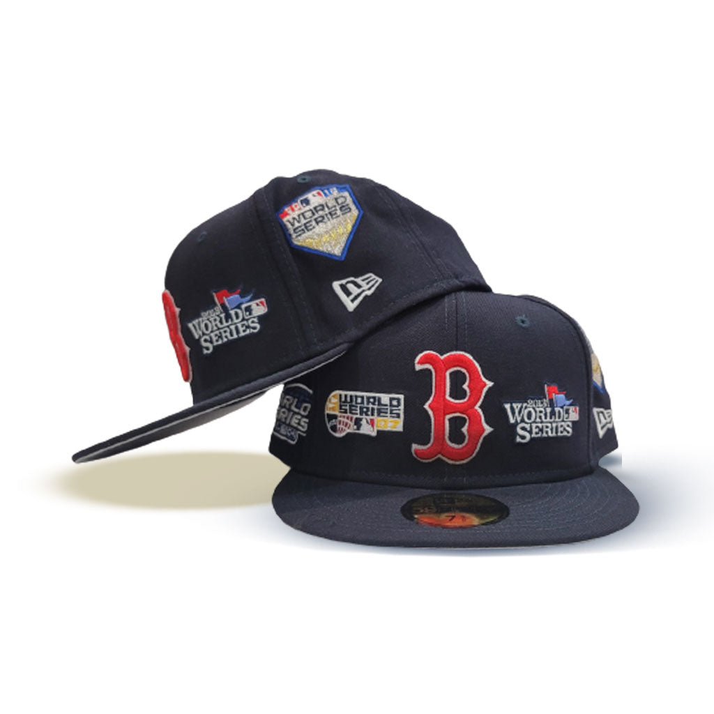 Exclusive Fitted New Era 7 3/4 Boston Red Sox Hat Cap Sea Blue Collection  99 ASG