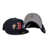 Navy Blue Boston Red Sox 9X World Series Champions Ring New Era 59Fifty Fitted