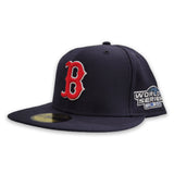 Navy Blue Boston Red Sox Cooperstown 2004 World Series Side Patch New Era 59Fifty Fitted
