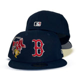 Navy Blue Boston Red Sox Diamondbacks City Patch Gray Bottom New Era 59fifty Fitted