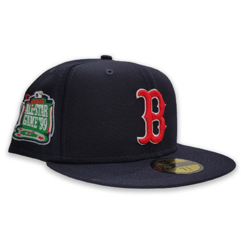 Navy Blue Boston Red Sox Icy Blue Bottom 2004 World Series Side Patch New Era Comic Cloud 59FIFTY Fitted 8