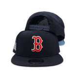 Navy Blue Boston Red Sox Icy Blue Bottom 2004 World Series Side Patch 9Fifty Snapback