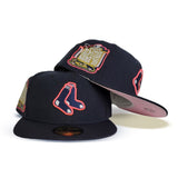Product - Navy Blue Boston Red Sox Pink Bottom 1999 All Star Game Side Patch New Era 59Fifty Fitted