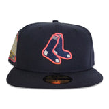 Navy Blue Boston Red Sox Pink Bottom 1999 All Star Game Side Patch New Era 59Fifty Fitted