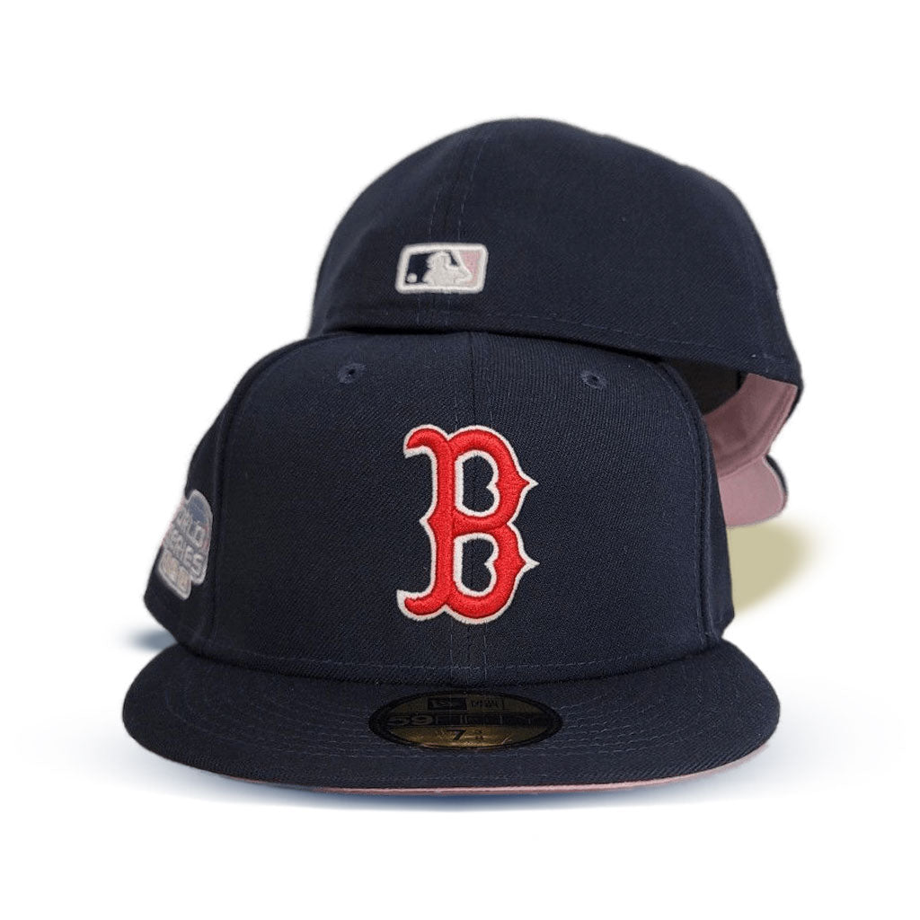 Navy Blue Boston Red Sox 2004 World Series New Era Fitted Hat