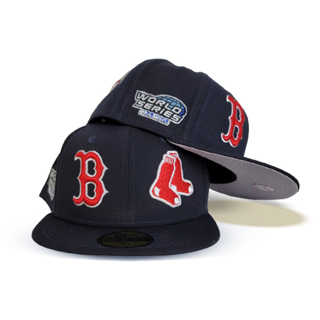 Blue New Era MLB Boston Red Sox Patch 59FIFTY Cap
