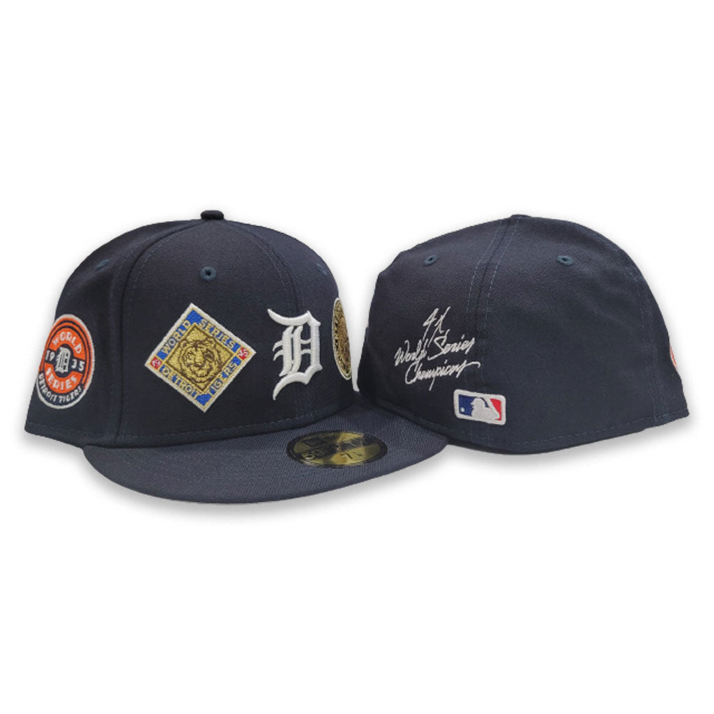 New Era Detroit Tigers Home Navy 59Fifty Authentic Collection On