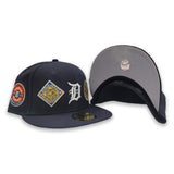 Navy Blue Detroit Tigers 4X World Series Champions New Era 59Fifty Fitted