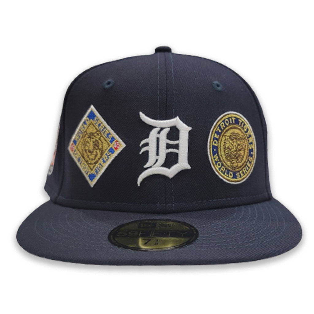 Shop New Era Detroit Tigers Champions Bucket Hat 60191568 blue