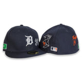 Navy Blue Detroit Tigers Grey Bottom City Transit 59Fifty Fitted