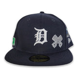 Navy Blue Detroit Tigers Grey Bottom City Transit 59Fifty Fitted