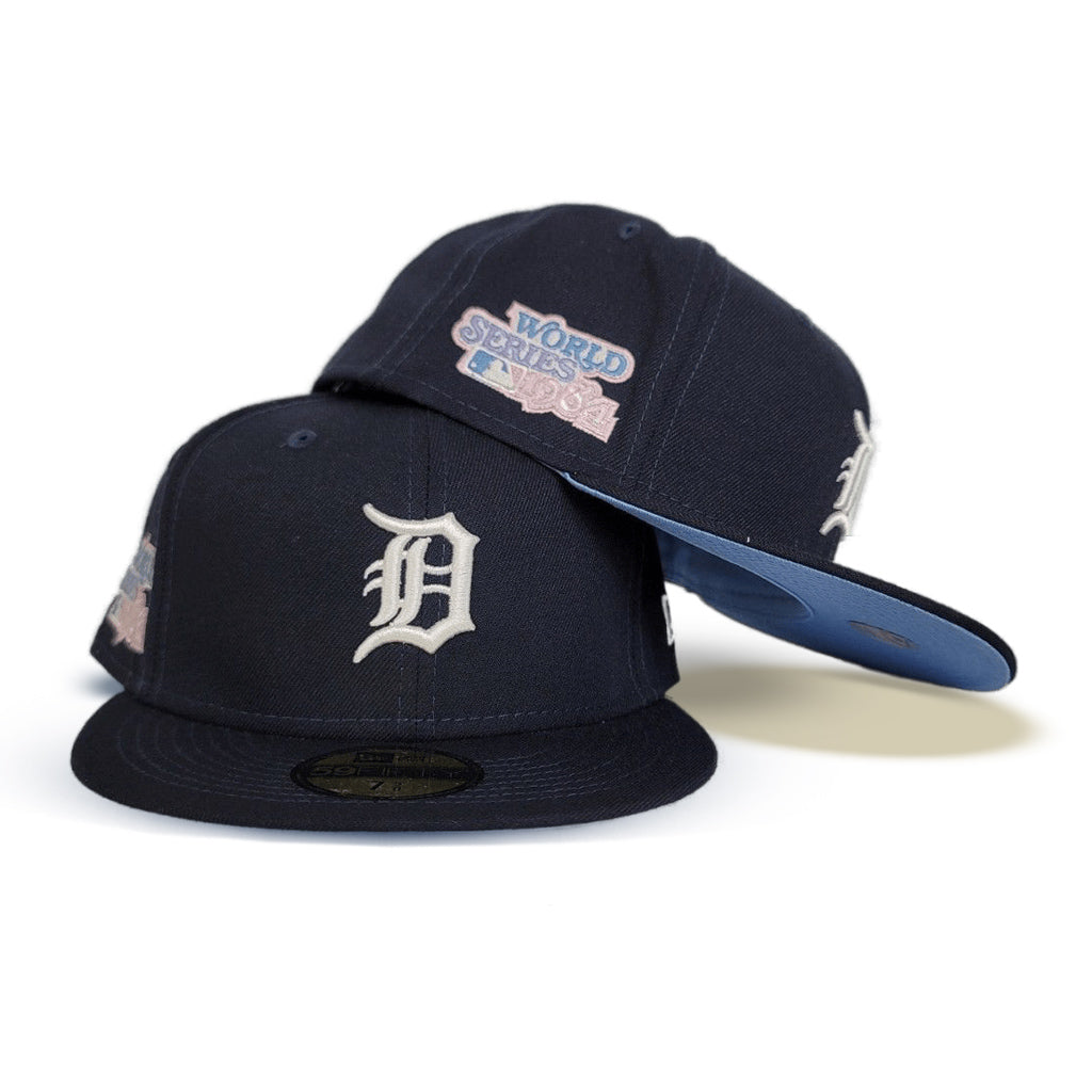 Detroit Tigers New Era 59FIFTY Navy Fitted Cap Hat ICY UV – THE 4TH QUARTER