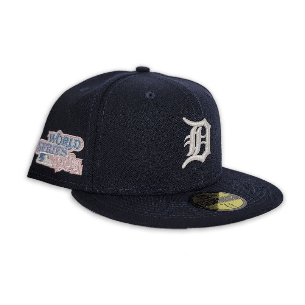 KTZ Pink Detroit Tigers 1984 Mlb World Series 59fifty Fitted Hat