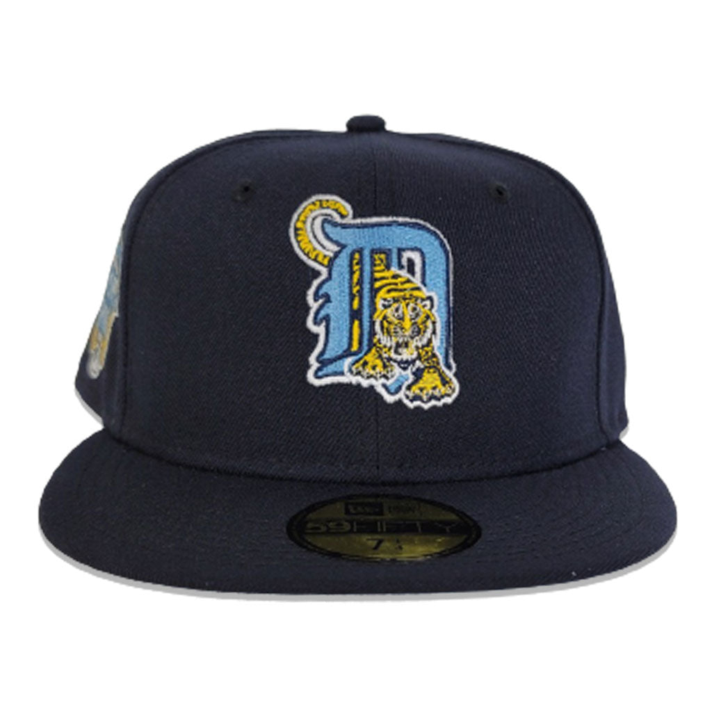 Navy Blue Detroit Tigers Icy Blue Bottom 1984 World Series New Era 59FIFTY Pop Sweat Fitted 71/2