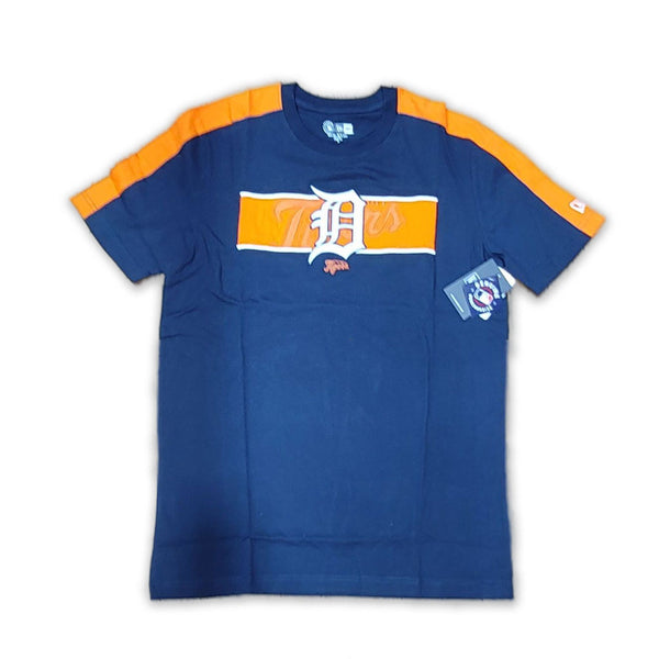 New era Team Logo Detroit Tigers Short Sleeve T-Shirt Blue