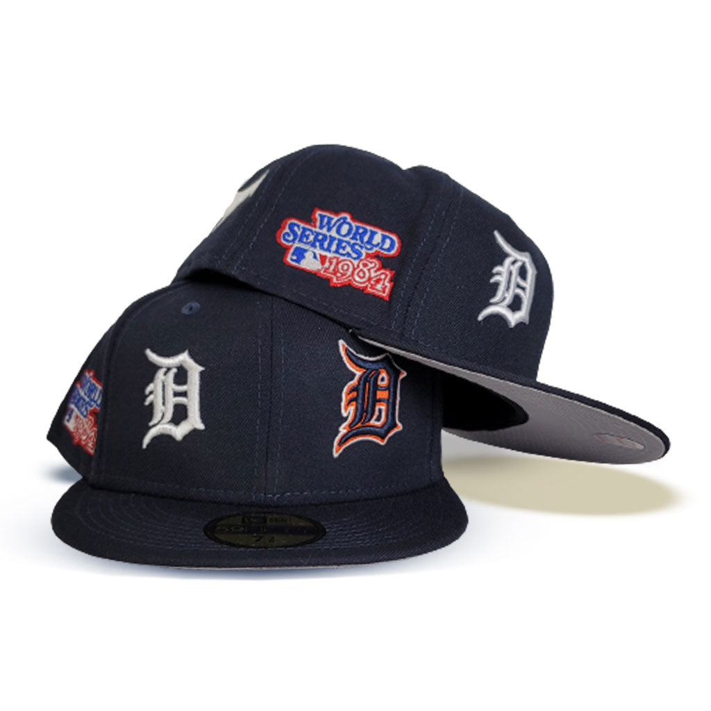 Detroit Tigers New Era Road Authentic Collection On-Field Logo 59FIFTY Fitted Hat - Navy