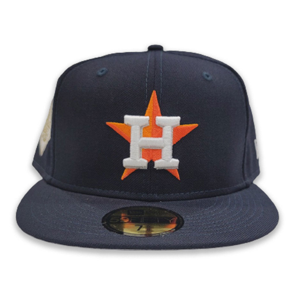 Men's New Era Navy Houston Astros 2017 World Series Champions State Trophy  9FIFTY Adjustable Hat