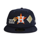 Navy Blue Houston Astros 2017 World Series Champions Ring New Era 59Fifty Fitted