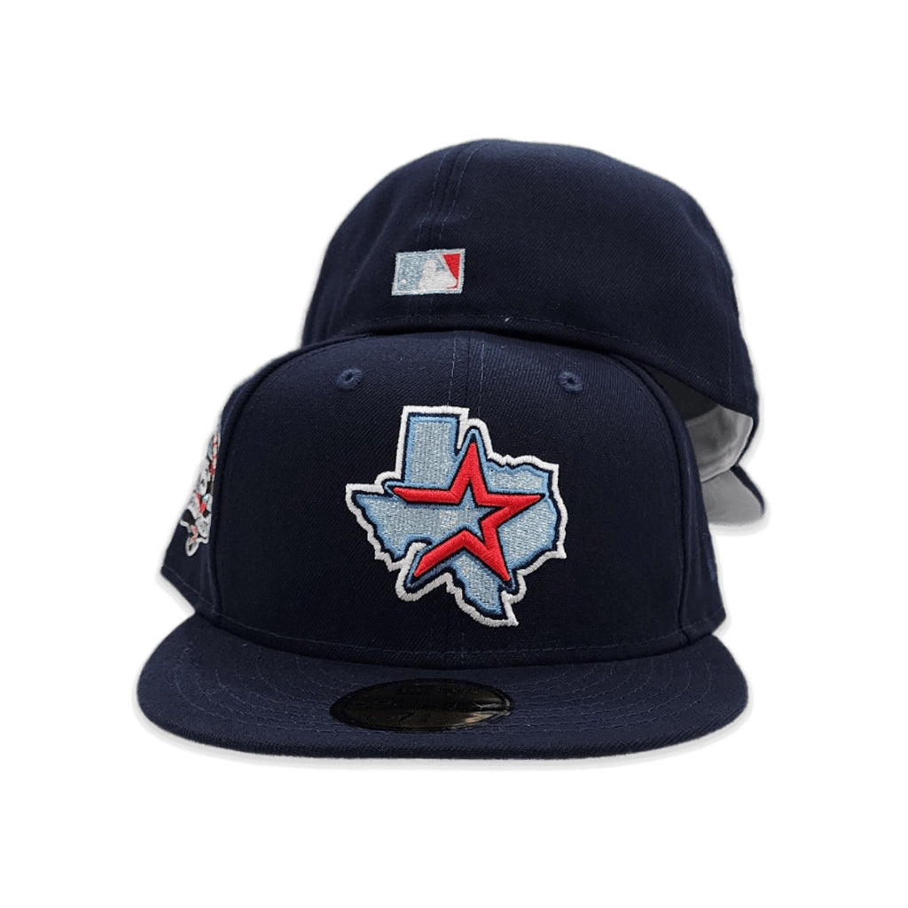 Navy Blue Houston Astros 45th Anniversary Patch New Era 59FIFTY Fitted 8