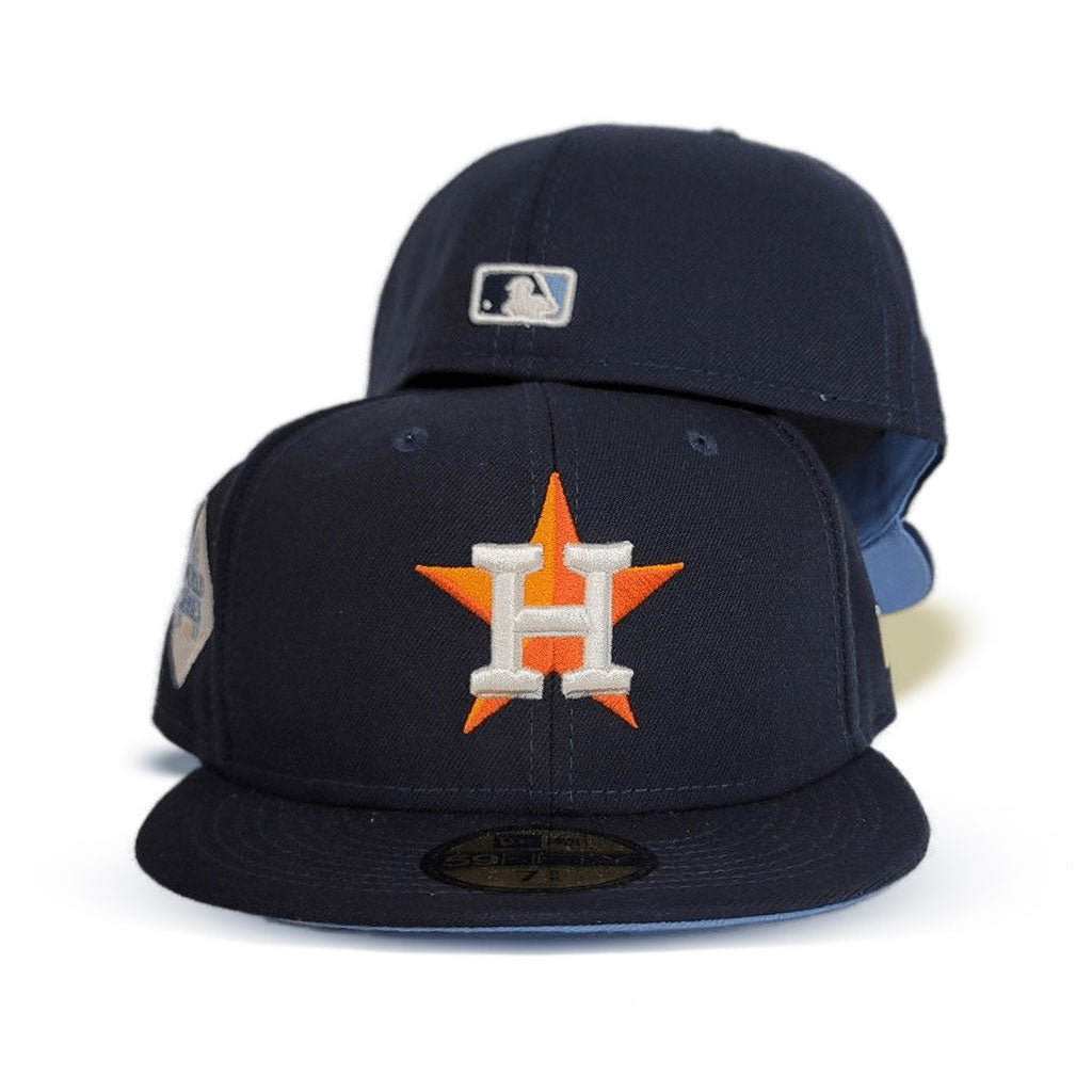 Houston Astros New Era 2017 World Series Collection 59FIFTY Hat Blue/Orange