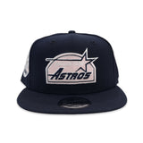 Navy Blue Houston Astros Pink Bottom 35th Great Years Side Patch New Era 9Fifty Snapback