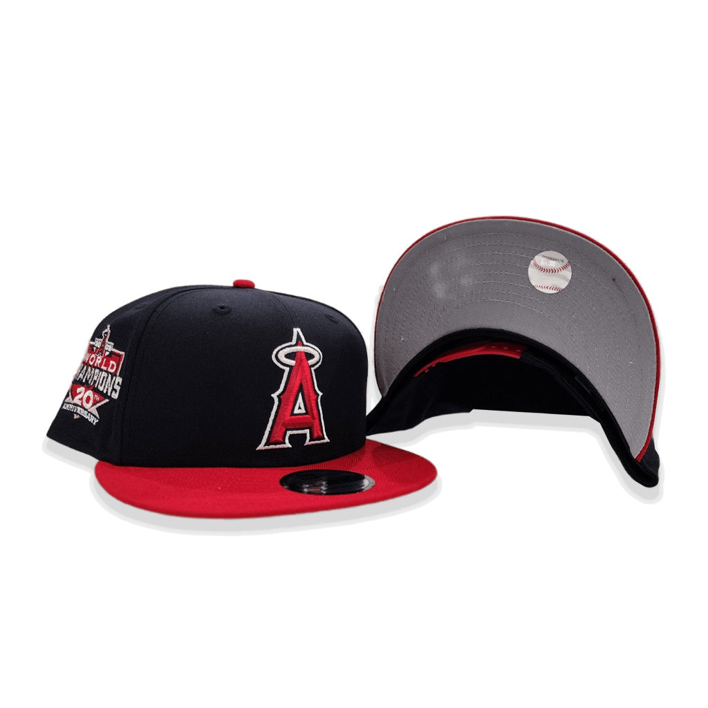 Los Angeles Angels New Era Flawless 9FIFTY Snapback Hat - Red/Navy