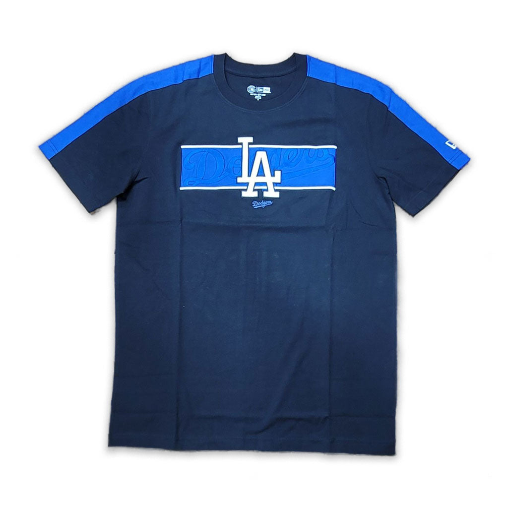 Exclusive Fitted Royal Blue Los Angeles Dodgers Gray Pinstripe New Era Short Sleeve T-Shirt 2XL