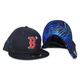 Navy Blue Mesh Boston Red Sox New Era 59FIFTY Fitted