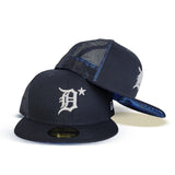 Navy Blue Mesh Detroit Tigers New Era 59FIFTY Fitted