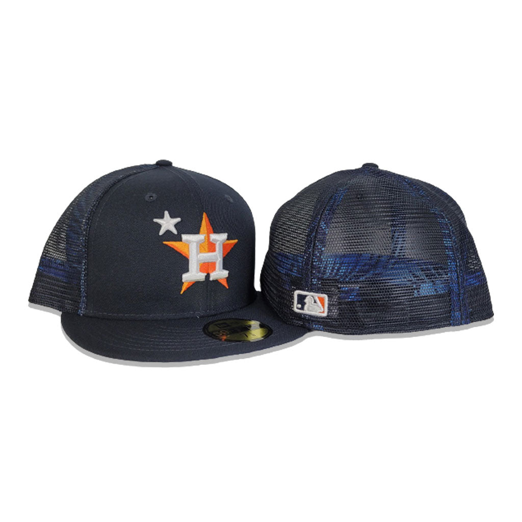 Houston Astros Chain Stitch Heart Navy 59FIFTY Fitted Cap