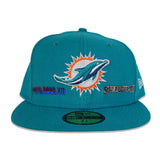 Navy Blue Miami Dolpin Super Bowl XX Side Patch New Era 59Fifty Fitted