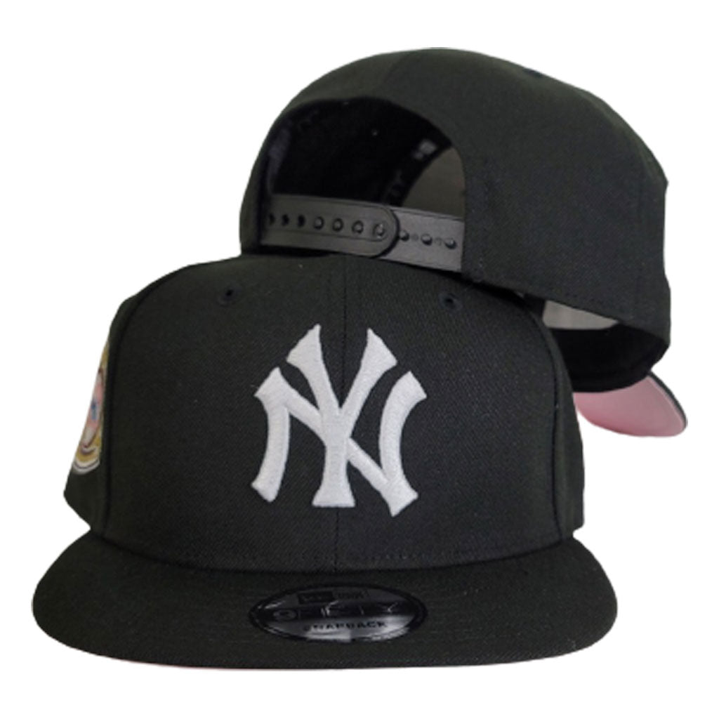 Navy Blue New York Yankees Pink Bottom Yankee Stadium Side Patch New Era  9Fifty Snapback