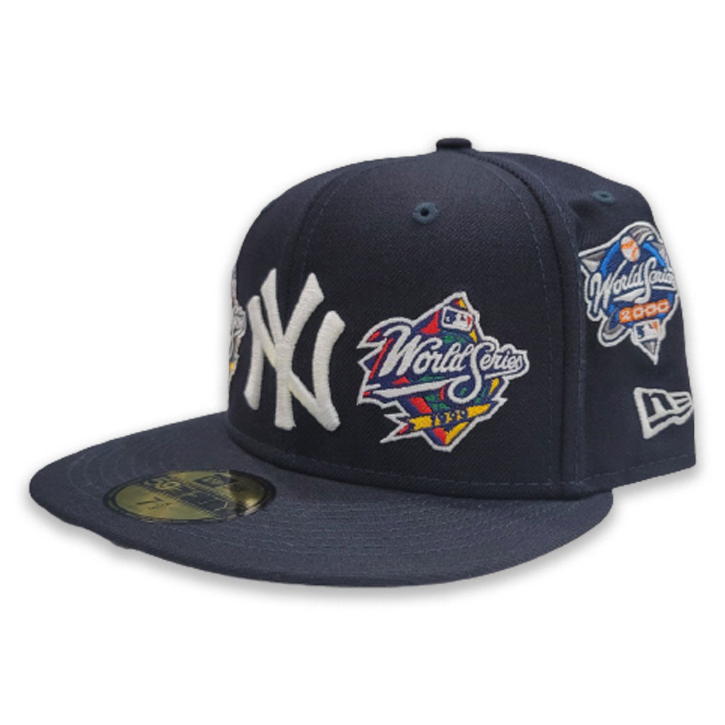 New York Yankees World Series Championships (Blue) Fitted – Cap