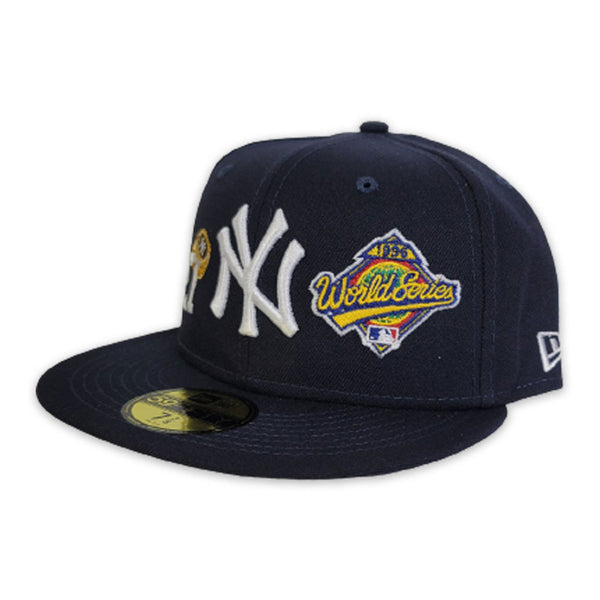 Navy Blue New York Yankees 27X World Series Champions Ring New Era 59F ...