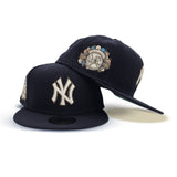 Navy Blue New York Yankees Botanical 100th Anniversary Side Patch Green Bottom New Era 59Fifty Fitted