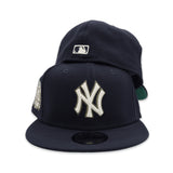 Navy Blue New York Yankees Botinical 100th Anniversary Side Patch Green Bottom New Era 59Fifty Fitted