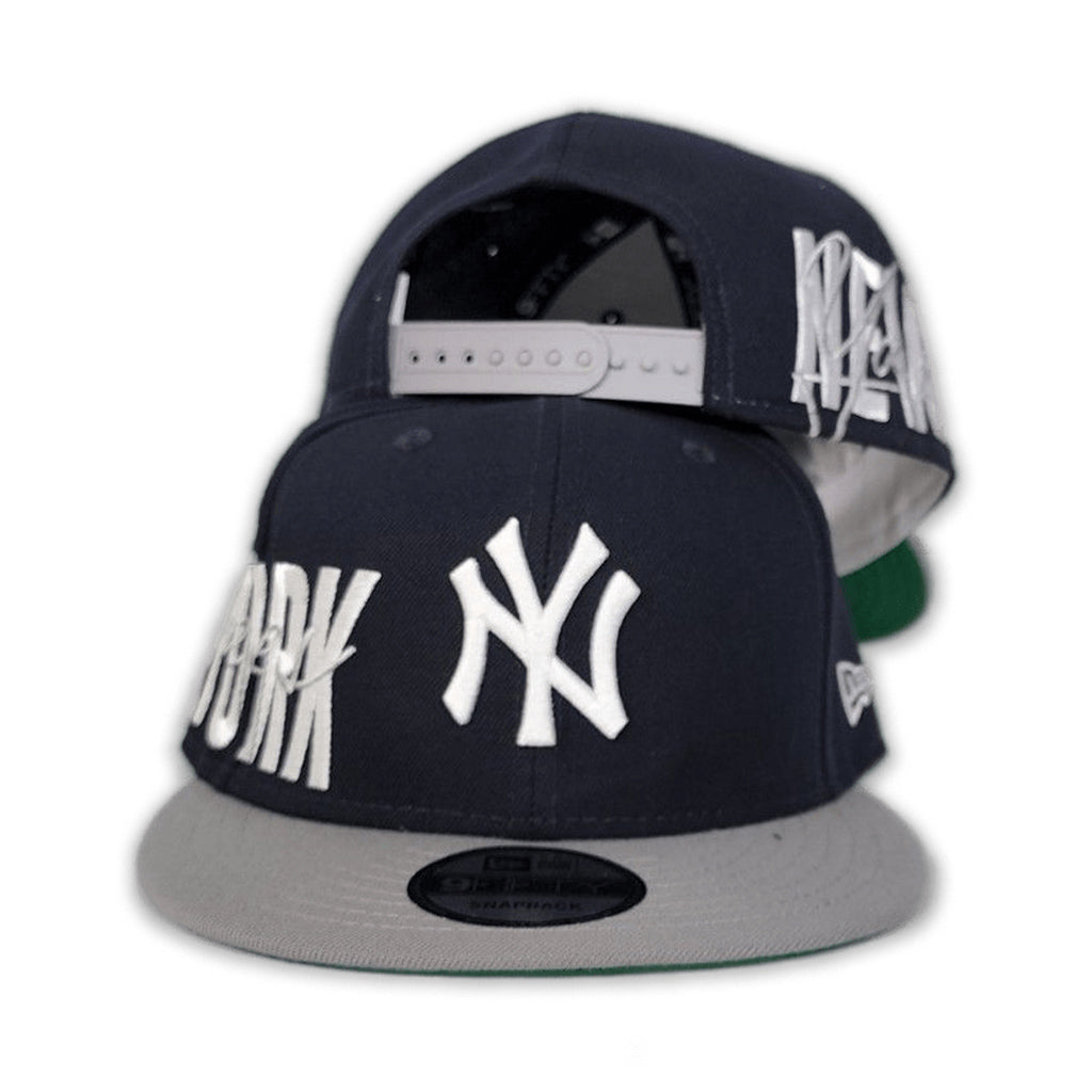 Navy Blue New York Yankees Green Bottom New Era 9Fifty Snapback