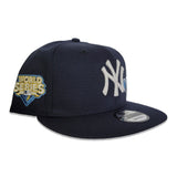 Navy Blue New York Yankees Icy Blue Bottom 2009 World Series Side Patch New Era 9Fifty Snapback