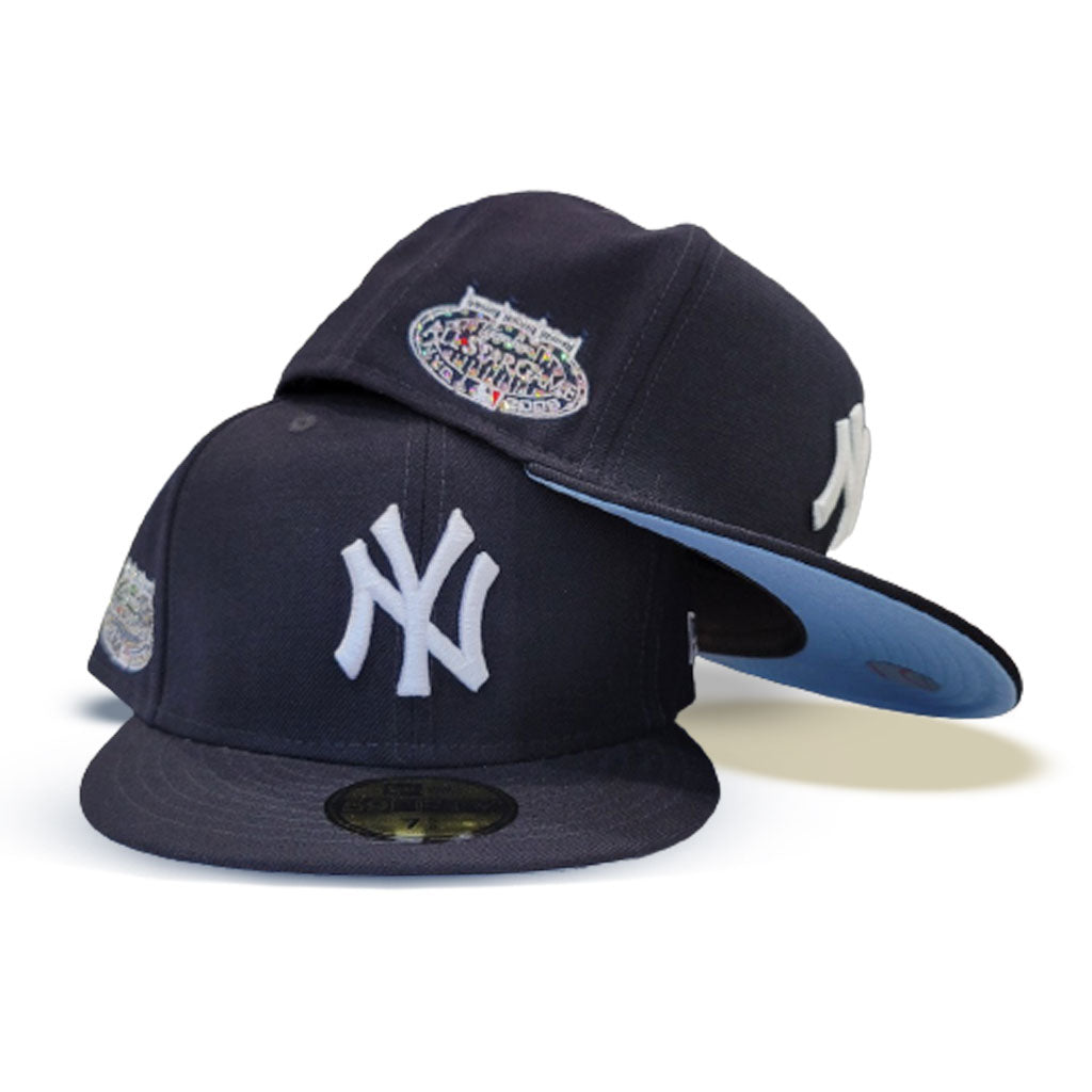 NEW YORK YANKEES 2009 WORLD SERIES RED ICY BRIM NEW ERA FITTED HAT