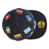 Navy Blue New York Yankees New Era All Over Flag 59FIFTY Fitted