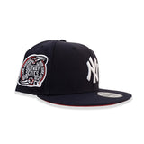 Navy Blue New York Yankees Red Bottom 2000 Subway Series Side Patch New Era 9Fifty Snapback