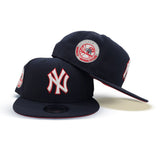 Navy Blue New York Yankees Red Bottom 27X World Series Titles Side Patch New Era 9Fifty Snapback