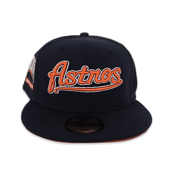 Navy Blue Script Houston Astros Orange Bottom 2000 Inaugural Season Si ...