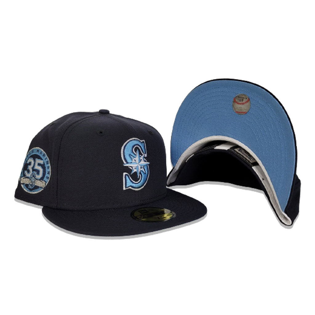 Mitchell & Ness Seattle Mariners Bases Loaded Fitted Hat At